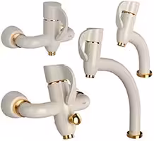 ست شیرآلات شودر مدل دانته طلایی