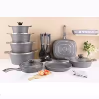 سرویس قابلمه گرانیتی 25 پارچه آرتیستون مدل ویکتوریا طوسی با ارسال رایگان