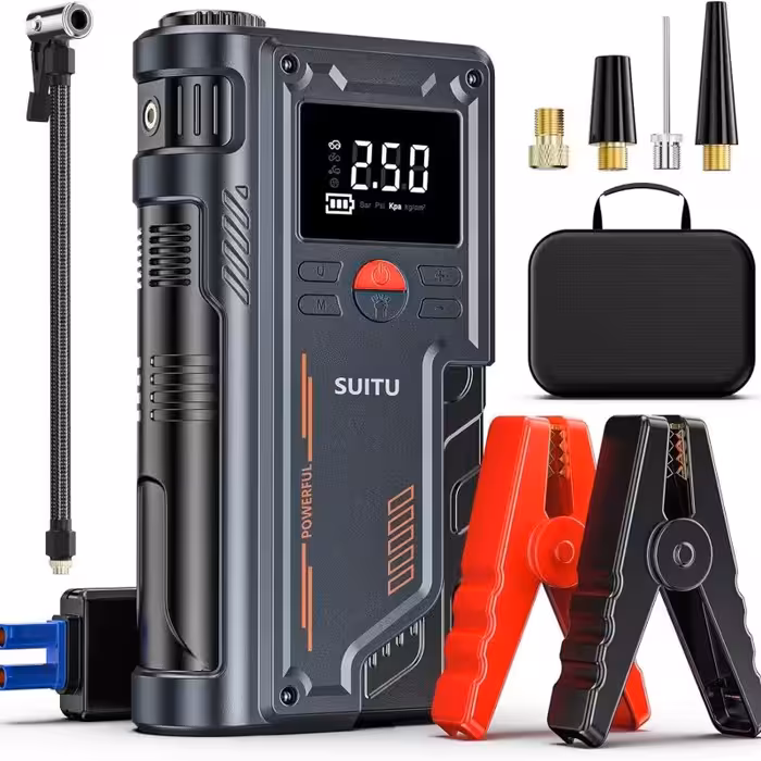 پمپ باد و جامپ استارتر خودرو مدل st-9631