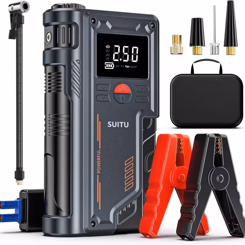 پمپ باد و جامپ استارتر خودرو مدل st-9631