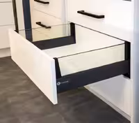 ریل بدنه دار دبل باکس بلند با دیزاین ساید شیشه عمق 45 فانتونی کد B014