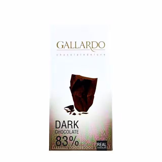 شکلات تلخ 83 درصد گالاردو فرمند 80 گرمی