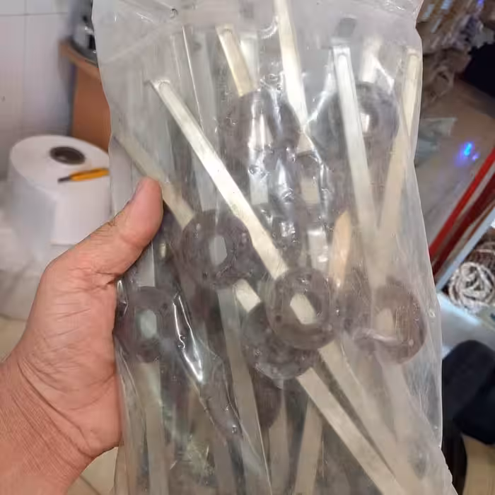 نگهدارنده درب و کمد از جنس فلزی بسته ده عددی