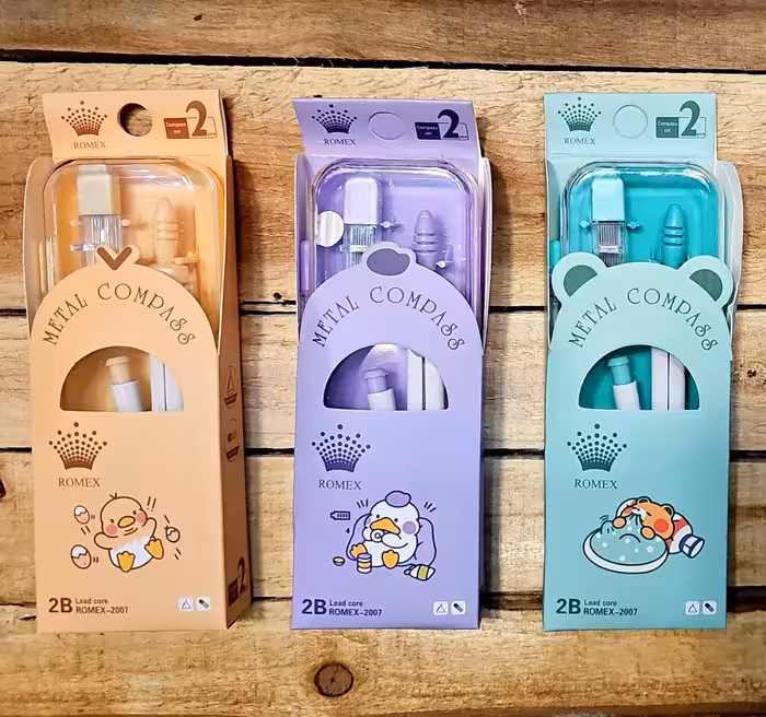 ست پرگار 2 تکه فانتزی Romex