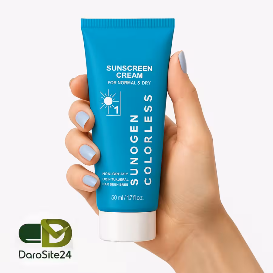 کرم ضد آفتاب پوست خشک ژنوبایوتیک SPF50 حجم 50 گرم