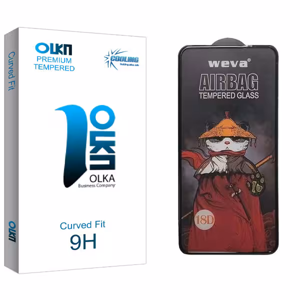 محافظ صفحه نمایش کولینگ مدل Olka Air Bag مناسب برای گوشی موبایل سامسونگ Galaxy A51 / A52 / A52s / A53 5G