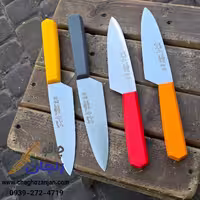 چاقو سایز 2 راسته آشپزخانه حیدری دسته پلاستیکی