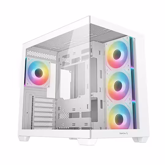 کیس دیپ کول CG530 4FAN WHITE