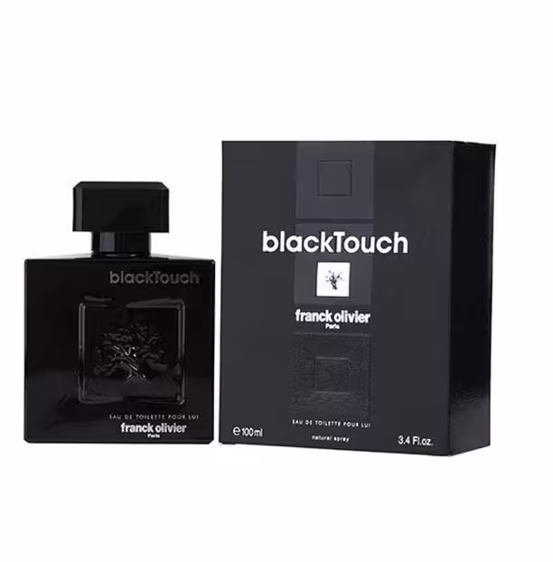 تستر ادکلن مردانه Franck Olivier فرانک الیور مدل Black Touch حجم 100 میلی لیتر