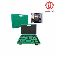 جعبه بکس 24 پارچه مشکی فشارقوی 1/2 اینچ تاپ تول مدل GDAI2401