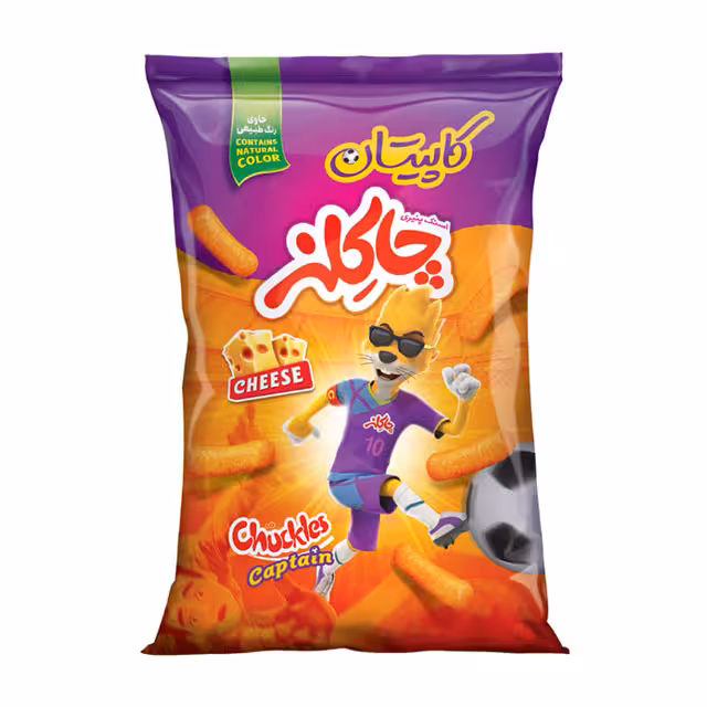 اسنک پنیری کاپیتان چاکلز 140 گرمی