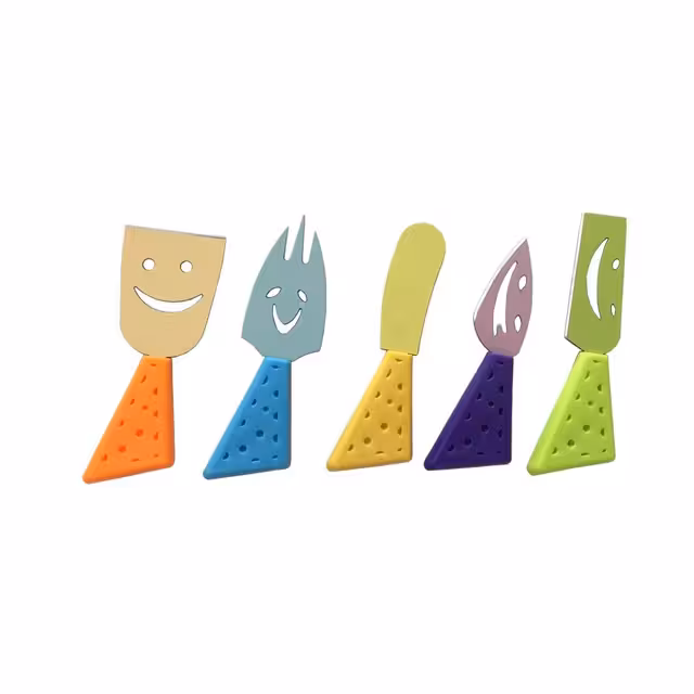 سرویس کارد و چنگال پنیر خوری 5 پارچه کد 7019