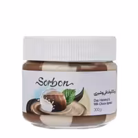 کرم کاکائو دو رنگ فندقی شیری سوربن 300 گرمی