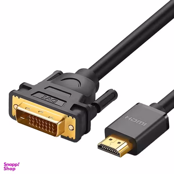 کابل تبدیل HDMI به DVI یوگرین مدل HD106 کد 30116 طول 1 متر