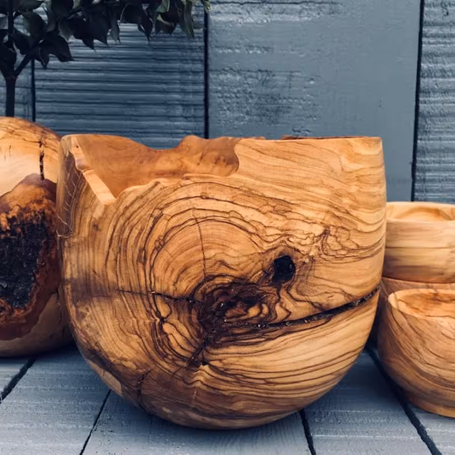 کاسه چوبی دکوری کد 578