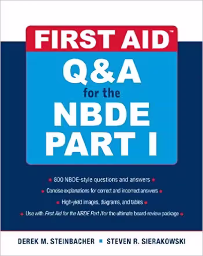 خرید و دانلود نسخه کامل کتاب First Aid Q&amp;A for the NBDE Part I (First Aid Series)