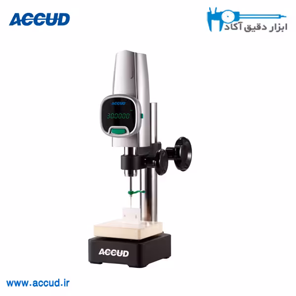 ضخامت سنج دیجیتال پایه دار میکرونی Accud (آکاد) مدل HG50E