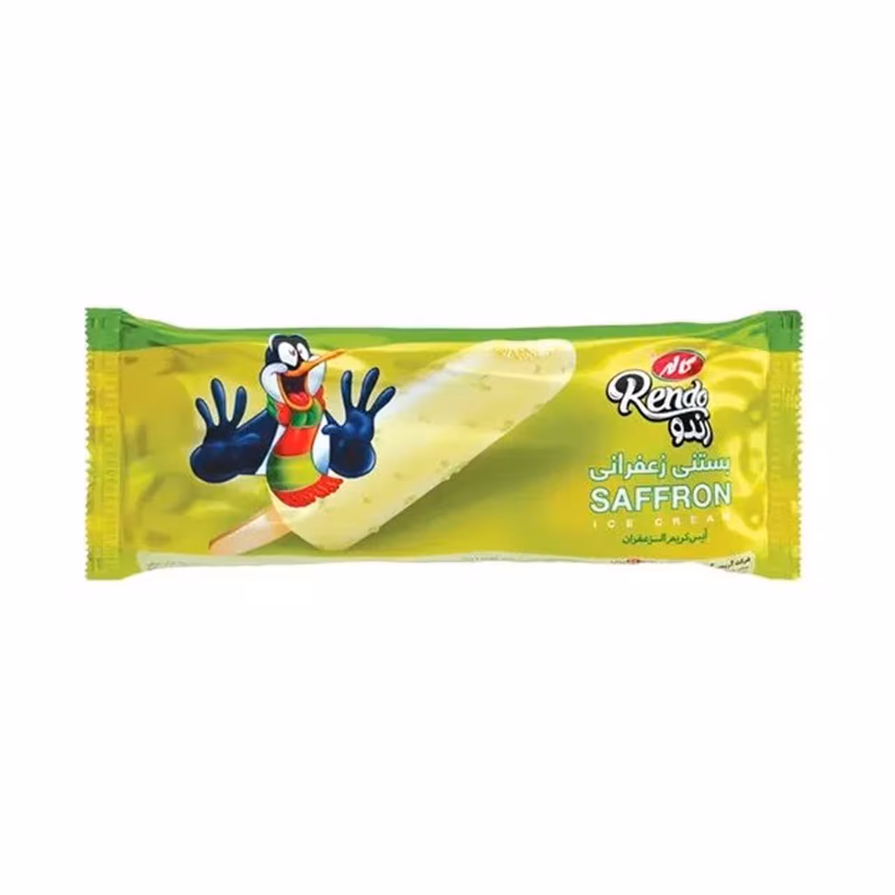 بستنی چوبی زعفرانی رندو کاله 80 گرمی