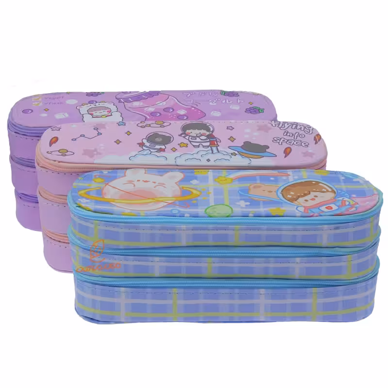 جامدادی پارچه ای 3 زیپ 89059-3 آرچر ARCHER