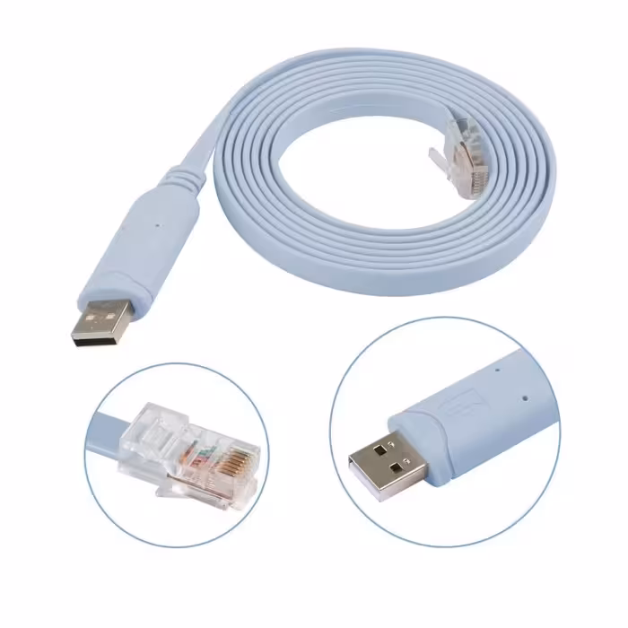 کابل تبدیل کنسول USB به RJ45 شبکه