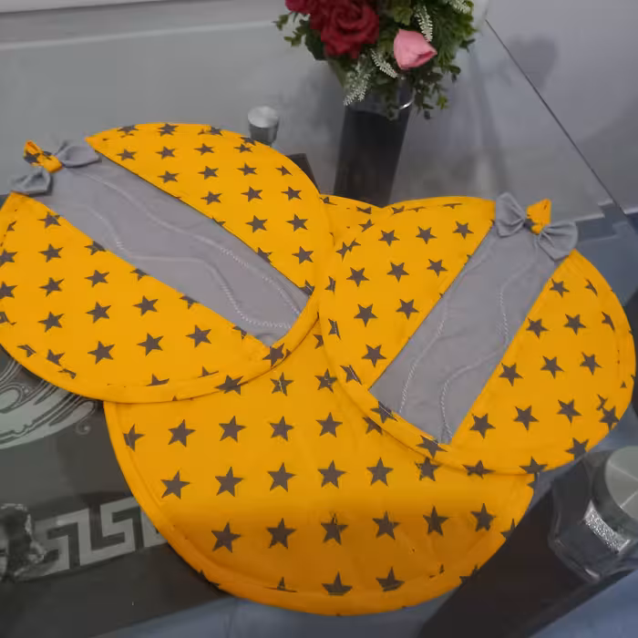 دمی رنگ ثابت کتان نخ 