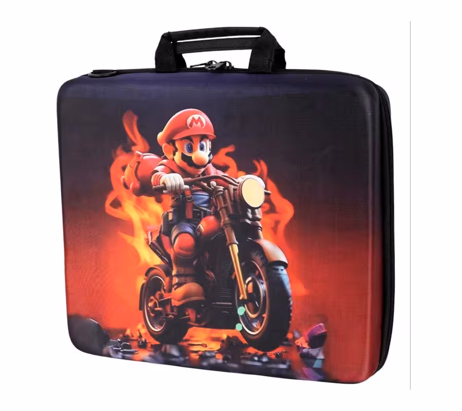 کیف کنسول بازی PS4 طرح Mario Motorcycle