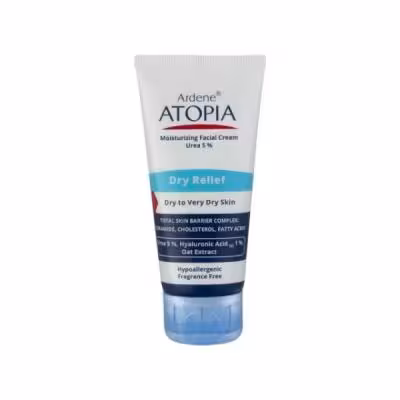 کرم مرطوب کننده صورت آردن سری Atopia مدل Dry Relief حجم 50 میلی لیتر
