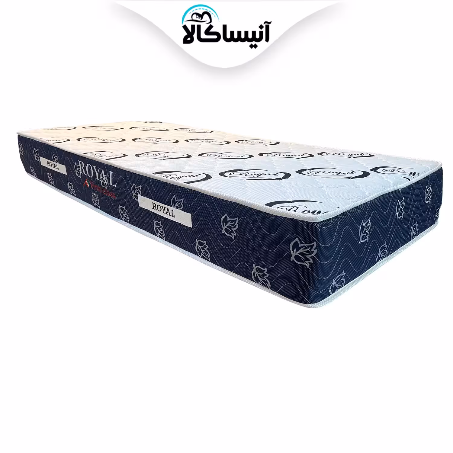 تشک یک نفره رویال مدل طبی فنری فرست کلاس سایز 200 × 120 سانتی متر
