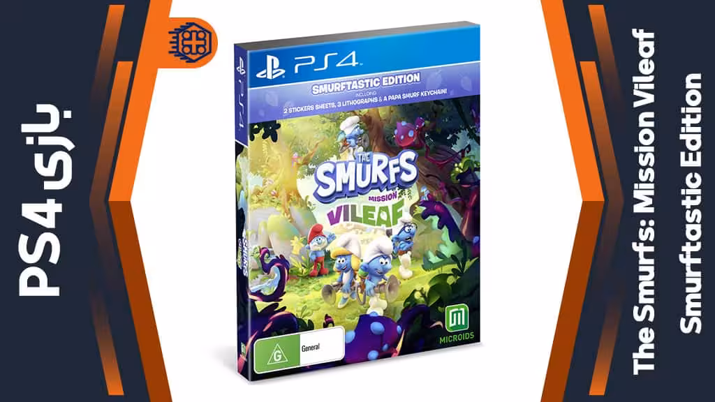 دیسک بازی The Smurfs: Mission Vileaf Smurftastic Edition – مخصوص PS4