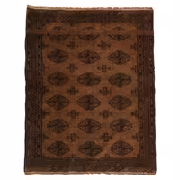 فرش وینتیج دستبافت رنگ شده یک متری