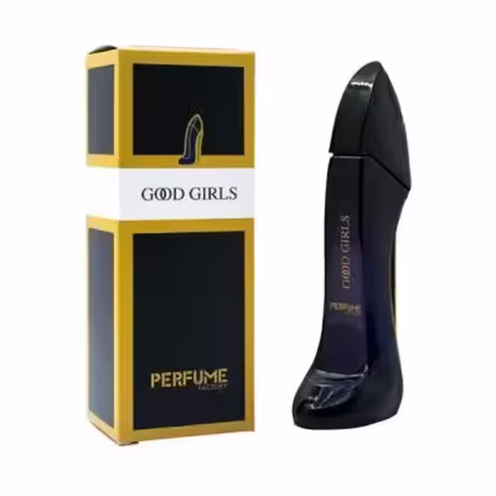عطر کوچک زنانه پرفیوم فکتوری FACTORY رایحه گودگرل GOOD GIRLS حجم 30 میلی لیتر