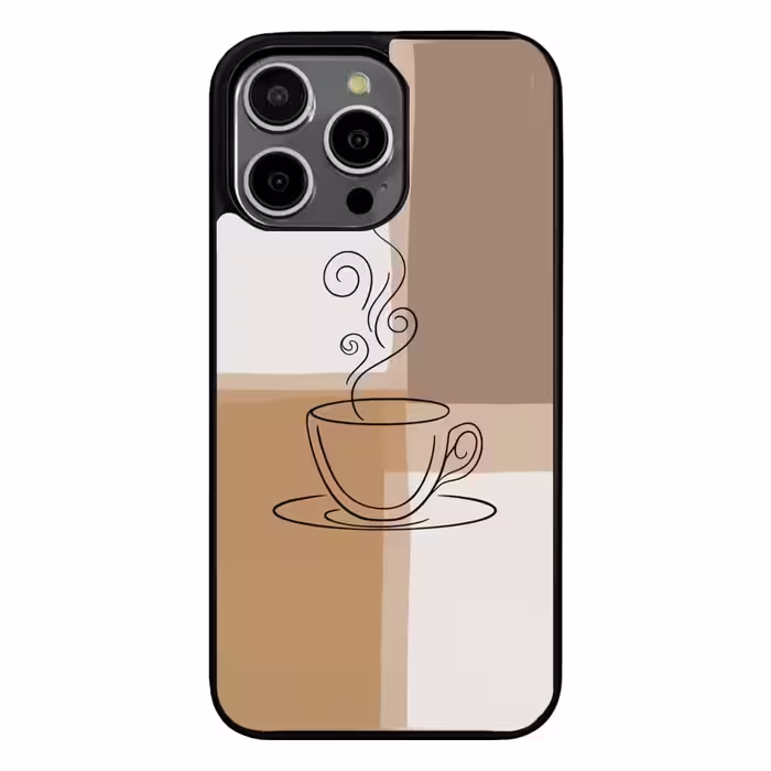 کاور مدل مینیمال قهوه مناسب برای گوشی موبایل اپل iPhone 16 Pro