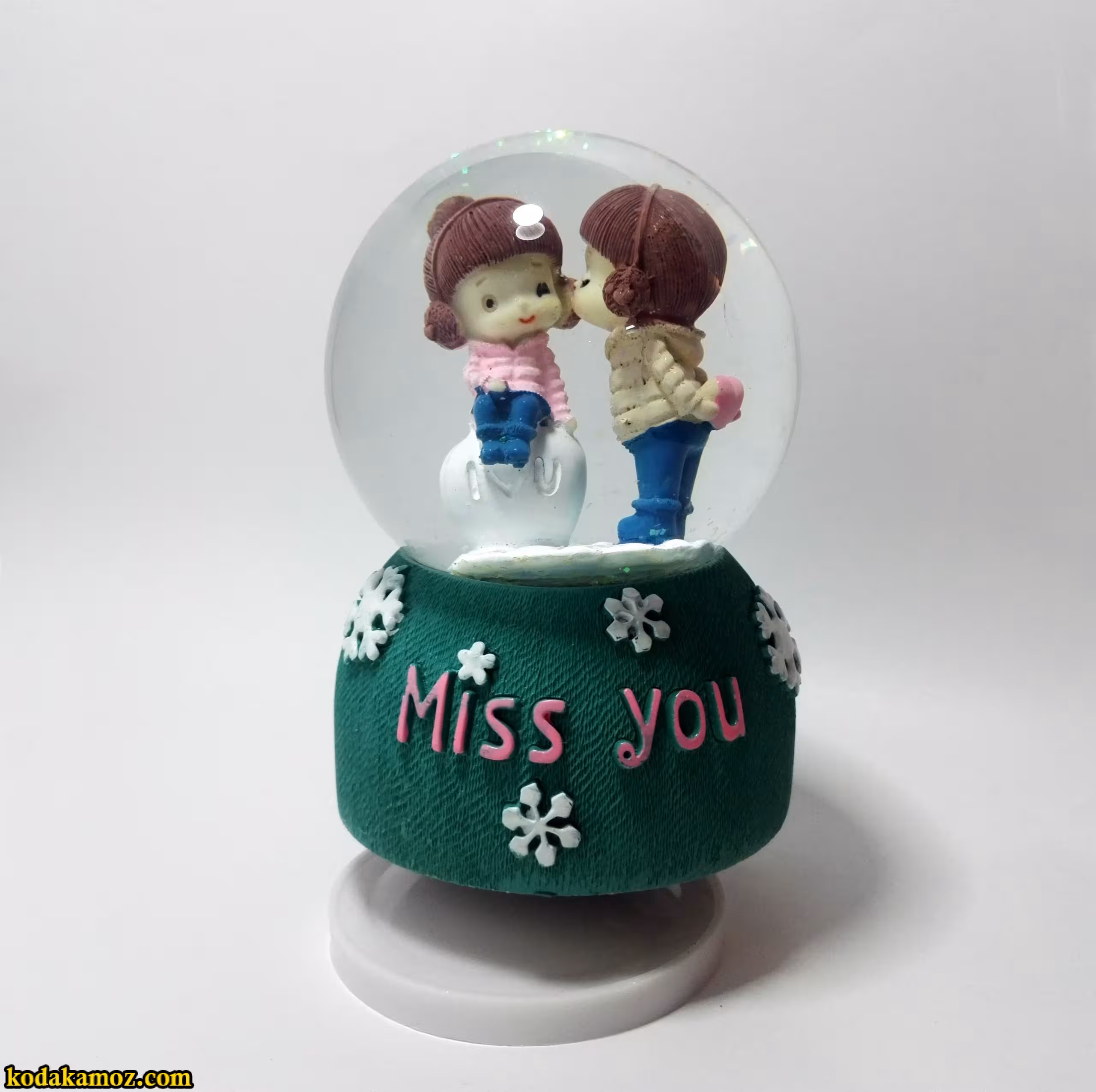 گوی موزیکال برفی (گوی موزیکال Miss You) سایز متوسط