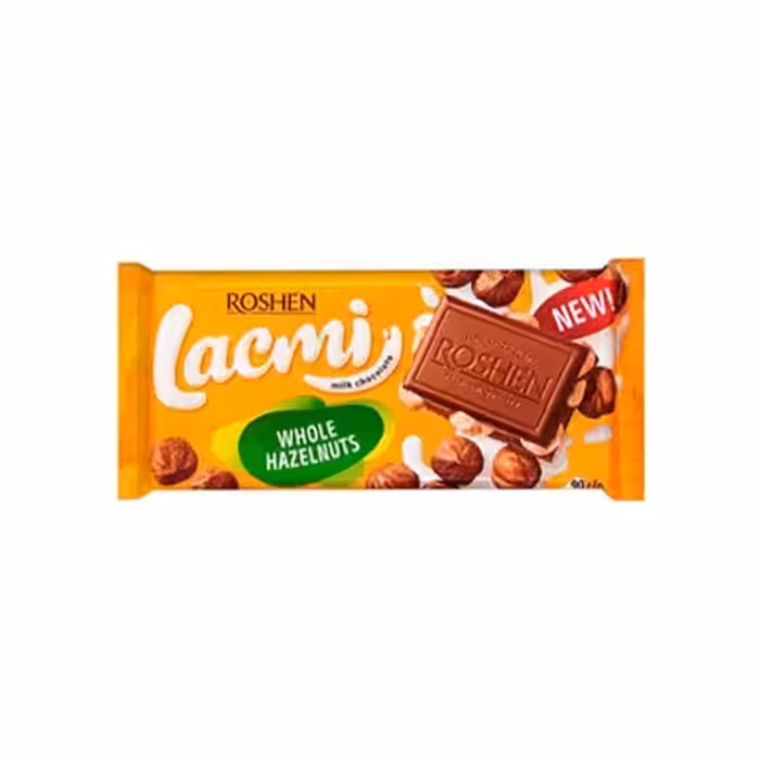شکلات با مغز فندوق کامل روشن Roshen