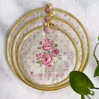 ست 3تایی دمکنی مخمل یاسمین لوکس - طرح 53