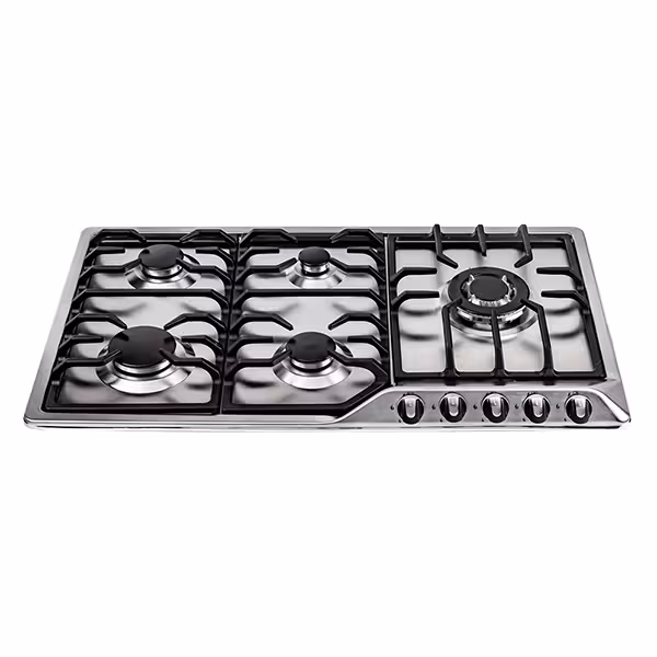 اجاق گاز صفحه ای درسا مدل DG2200-5R استیل 5 شعله ای