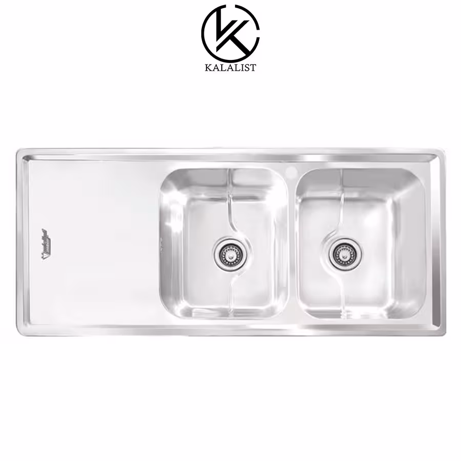 سینک ظرفشویی توکار برند نگین الماس مدل SA105