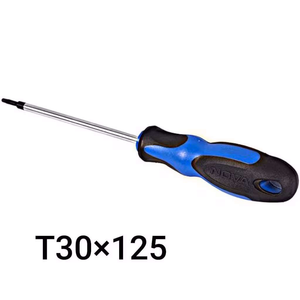 پیچ گوشتی دسته پلاستیکی 125×T30 ستاره ای نووا NOVA مدل 1644