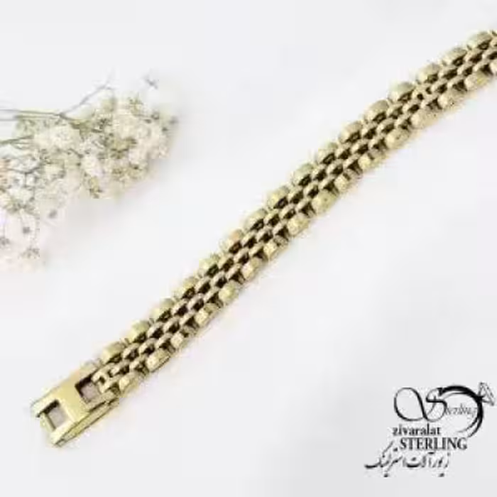 دستبند رولکس مارک استیل کد 16410