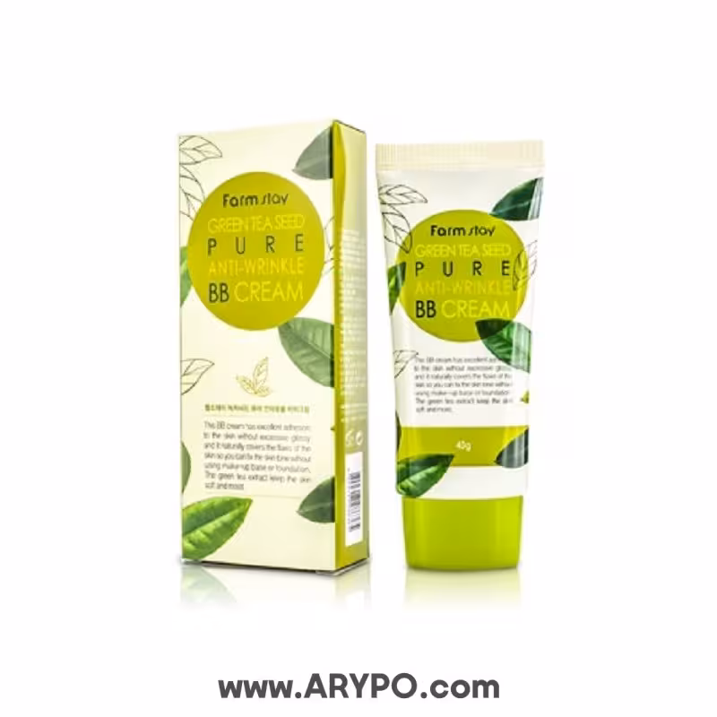 بی بی کرم ضد چروک قوی هسته چای سبز فارم استی