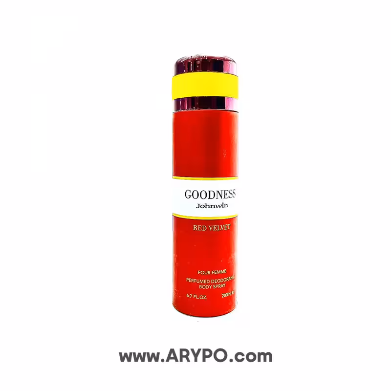 اسپری زنانه جانوین گودگرل طرح Goodness Red Velvet