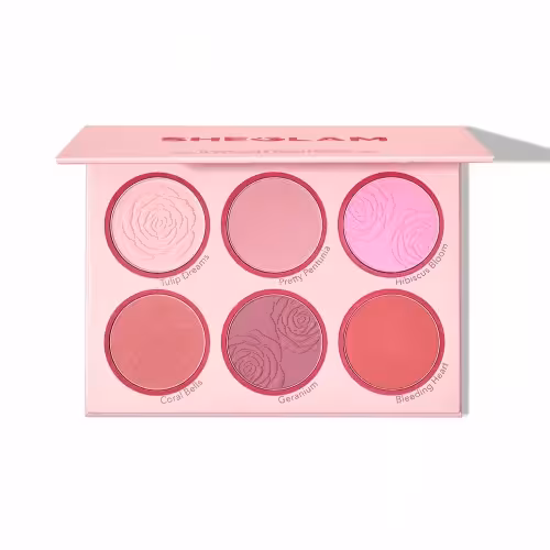 رژگونه 6تایی  Floral Flush شیگلم Sheglam رنگ Blushing Bouquet اصل