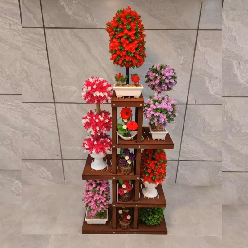 استند گل پنچ طبقه