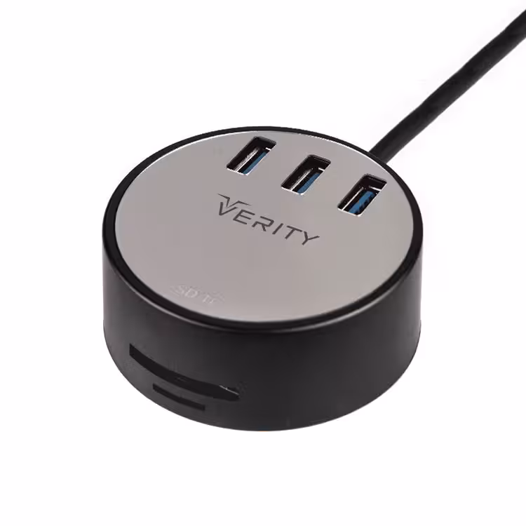 هاب USB 3.0 و کارت خوان وریتی مدل H404