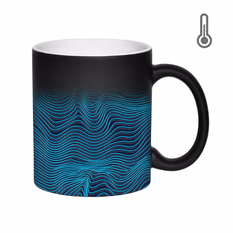 خرید و قیمت ماگ حرارتی طرح موج کد 1900