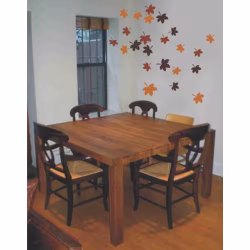 شابلون دیواری برگ کد 620