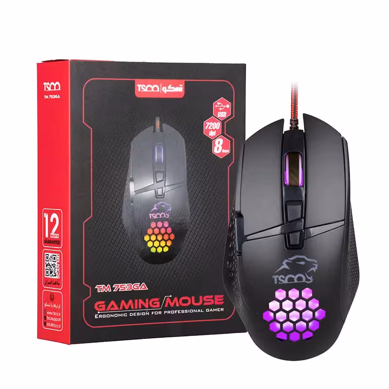 ماوس گیمینگ تسکو TM753GA