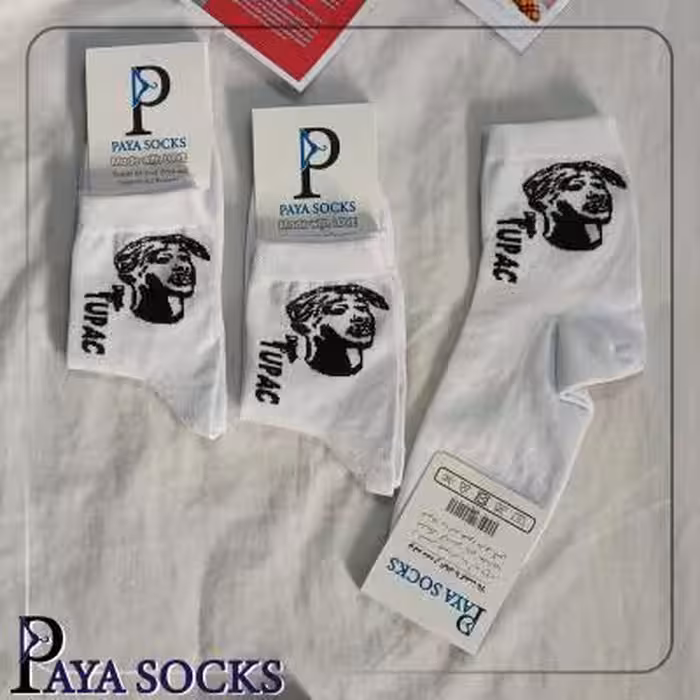 جوراب هیپ هاپی طرح توپاک