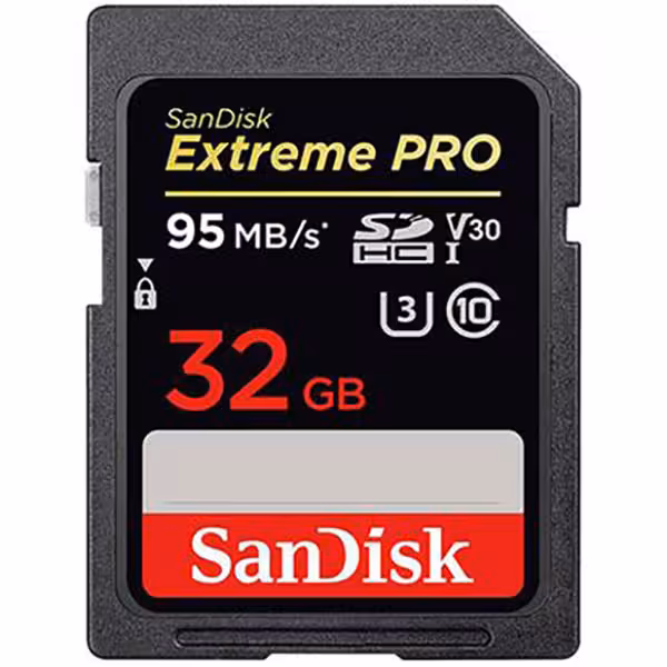 کارت حافظه SDHC سن دیسک مدل Extreme Pro سرعت 95M ظرفیت 32 گیگابایت - فروشگاه اینترنتی پروتاچ