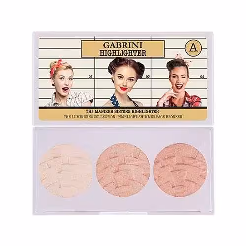 پالت هایلایتر سه رنگ گابرینی